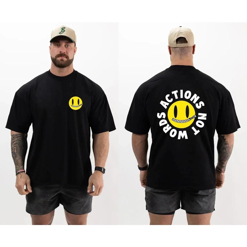 Summer Gym Men's Knitwear Thaage Muscle 2023 Men's CBUM Cotton Gym T-shirt CBUM Fitness Jogger Pure Cotton T-shirt