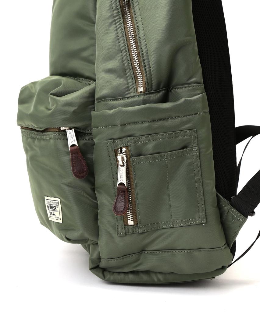 Avirex NEW FLIGHT NYLON BACKPACK Men's F 401 Sage 783-4976010