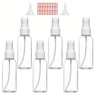 Spray Bottles, 30ml/1.01oz 50ml/1.69oz  80ml/2.71oz Empty Fine Mist Plastic Mini Travel Bottle Set