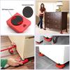 Furniture Mover with Wheels Heavy Duty Furniture Transporter Tool Ergonomic Handle Furniture Lifter and Slides Kit for Carrying