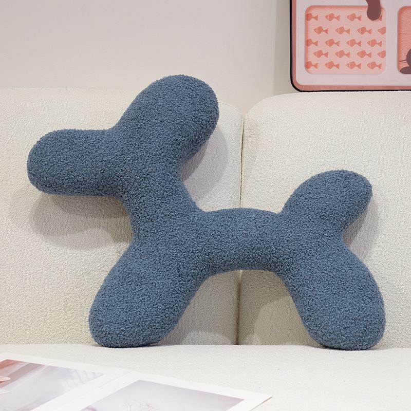 Soft Back Dog Throw Pillow Plush Toy Doll Dog Dog Doll Home Sofa Pillow Cushion Rag Doll