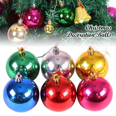 Christmas Tree Decoration Balls Xmas Ornaments Ball Glitter Hanging Ball New Year Party Pendant Decor Prop Gift Supplies