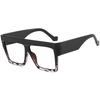 Fashion Designer Oversized Square Reading Glasses Women Men Large Frame Lady Elegant Eyeglasses Clear Anti Blue Light Vision +2