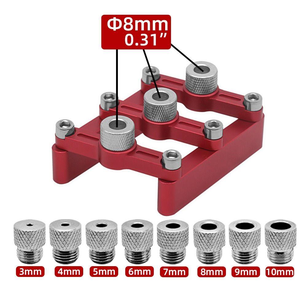 Three-in-One Design Self Centering Dowelling Jig Dowel Hole Positioner Locator  Woodworking Joinery
