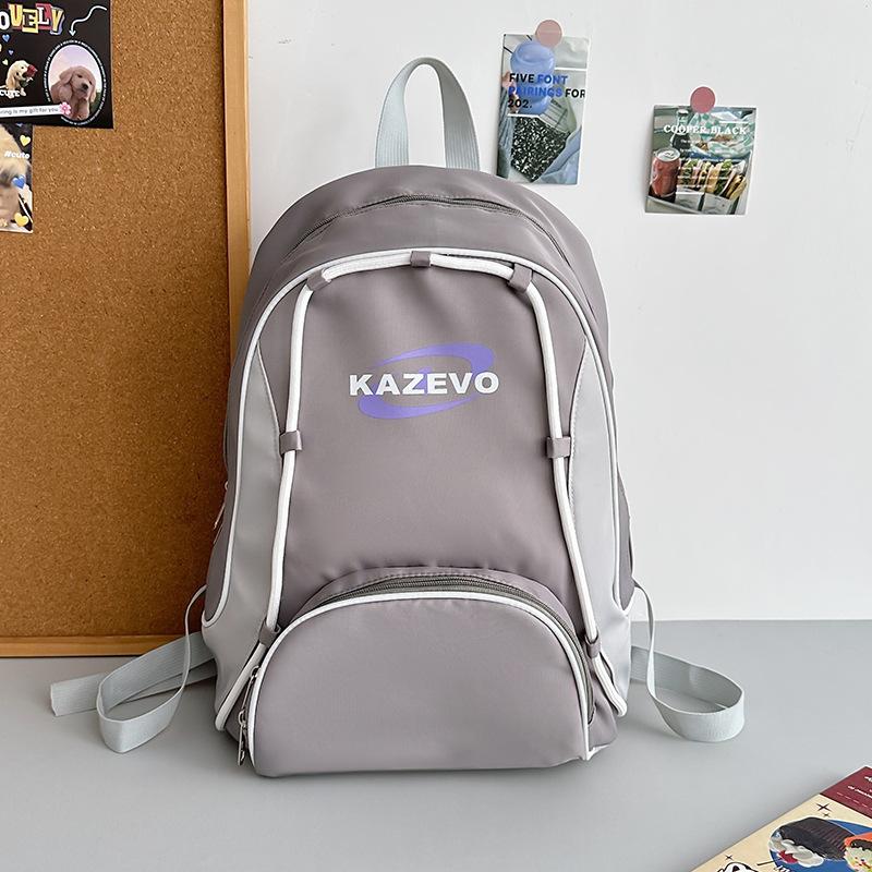 College Students Backpack Women's Wind Large Capacity High School Students Junior High School Students Sports Wind Backpack Men's Schoolbag