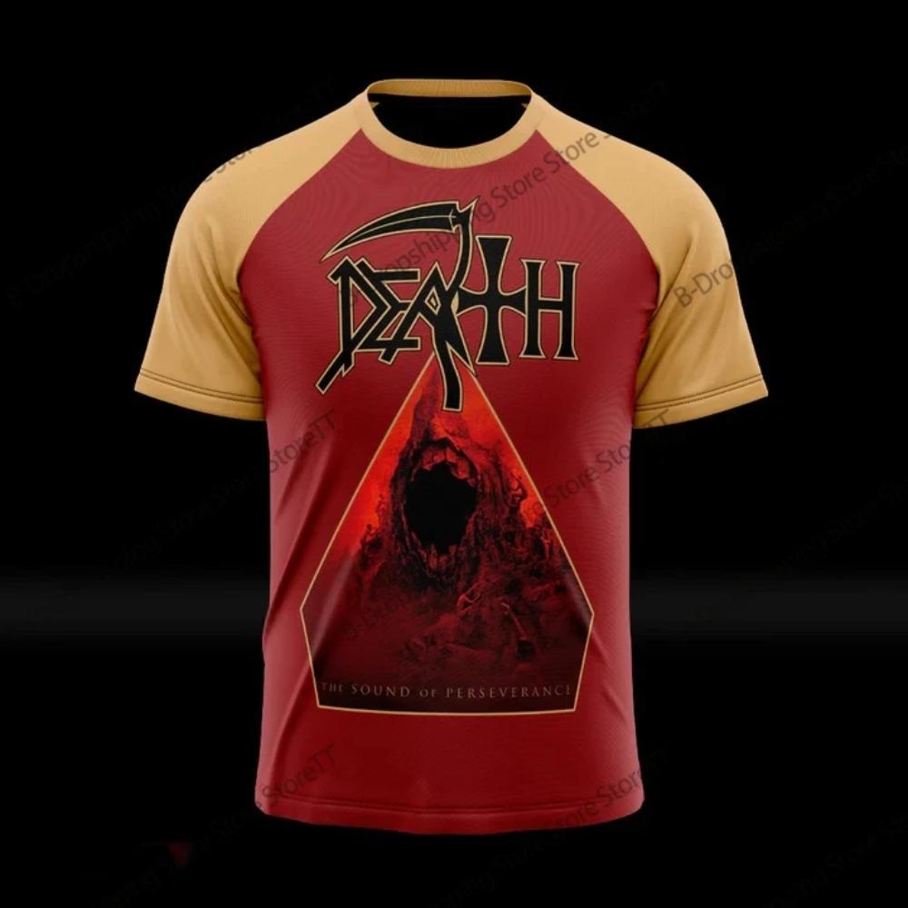 New Rock Death Band Album 3D Print T-shirt Men Women Fashion Plus Size Short Sleeve Tops Tees Tshirt Hip Hop Y2k Trend Retro