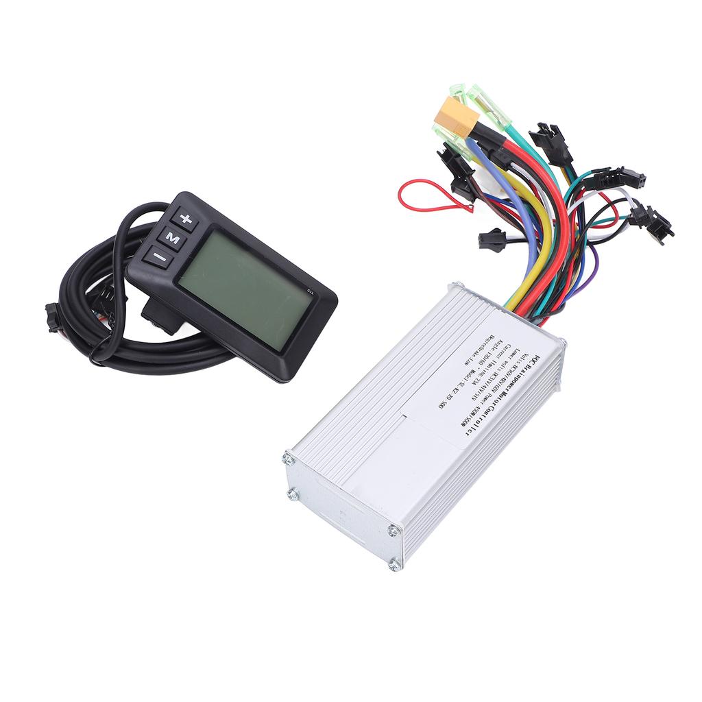 36V 48V 60V 450W 500W Motor Controller Kit Sine Wave Brushless Controller with G51 Display Panel for Conversion