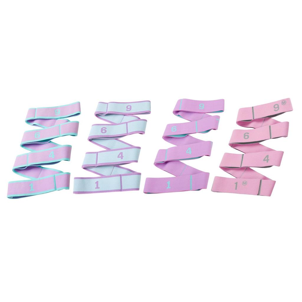 Flexible Yoga Strap Stretch Elastic Exercise Gym Multi Loop Resistance Band for