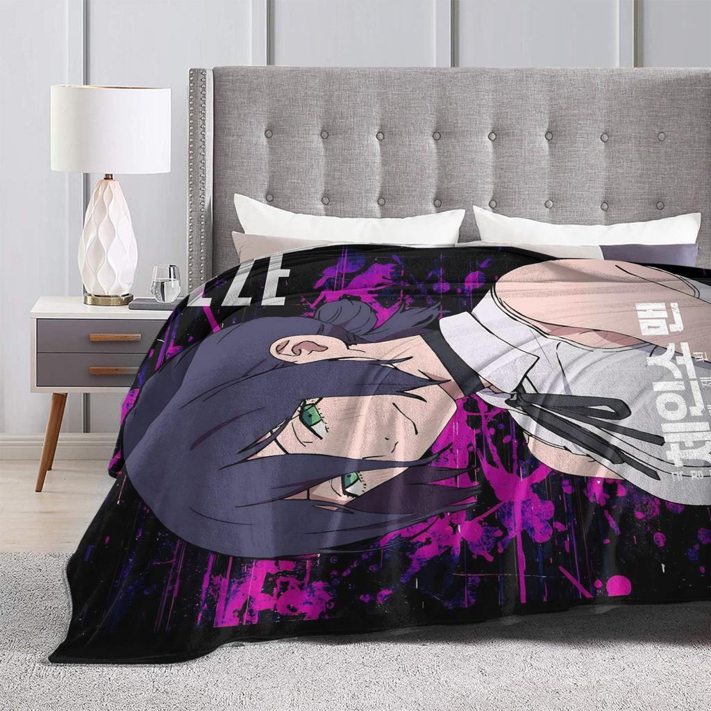 Anime Kettensäge Reze Super Warme Decke Reise Plüsch Bettwäsche Überwürfe Neuheit Sofa Stuhl Flanell Tagesdecke Sofabettbezug