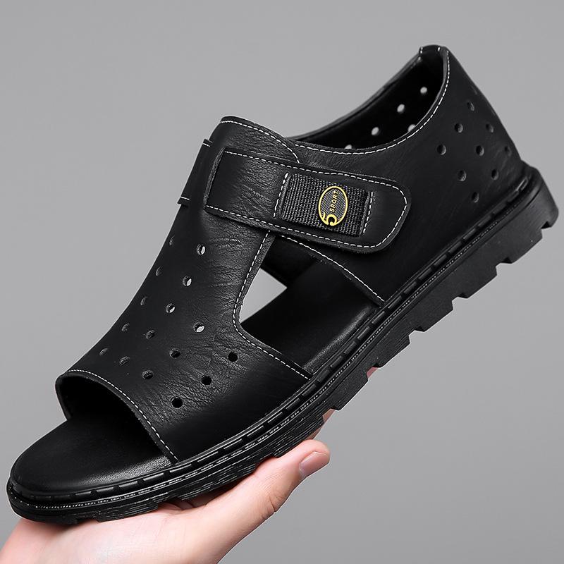 Sandals for Men's Casual, Non Slip, Breathable Vietnamese Shoes, Trendy and Versatile Men's Shoes