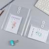 2Pcs A4/A5/A6 Size File Folder Organizer PP Waterproof Transparent Document Bag For School Office Supplies Stationery
