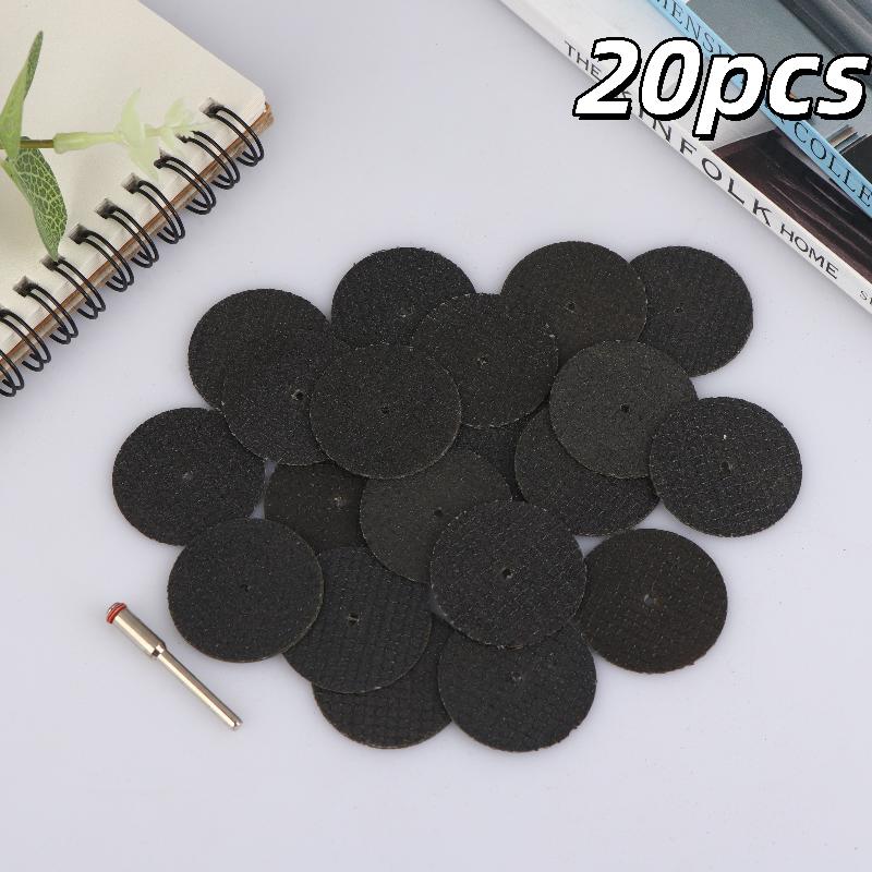 11/21/25/54 Pcs Abrasive Cutting Disc 32Mm With Mandrels Grinding Wheels For Dremel Metal Cutting Rotary Tool Saw Blade