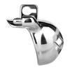 Men Short CB Lock Penis Cage Cock Lock with Belt Stainless Steel Chastity Lock Sex Toy Femdom BDSM