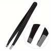 1 Precision Stainless Steel Forceps - Ergonomic, Corrosion-Resistant, Easy to Pluck & Groom, for Home or Beauty Parlor