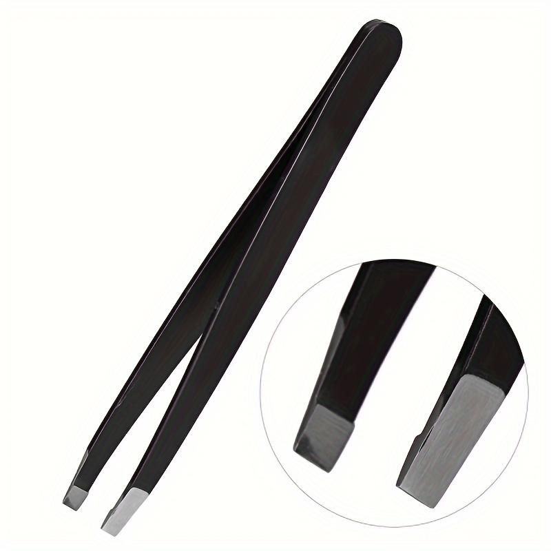 1 Precision Stainless Steel Forceps - Ergonomic, Corrosion-Resistant, Easy to Pluck & Groom, for Home or Beauty Parlor