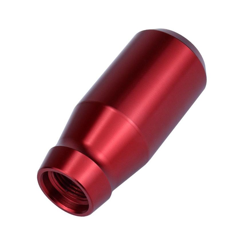 78mm Gear Shift Knobs Universal Aluminum Alloy Weighted Shifter Knobs Metal Gear Lever Stick Handle Fit Most Automatic Vehicle 78mm red