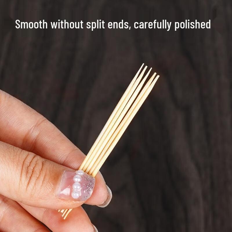 JingJingRS Double-Ended Bamboo Toothpicks
