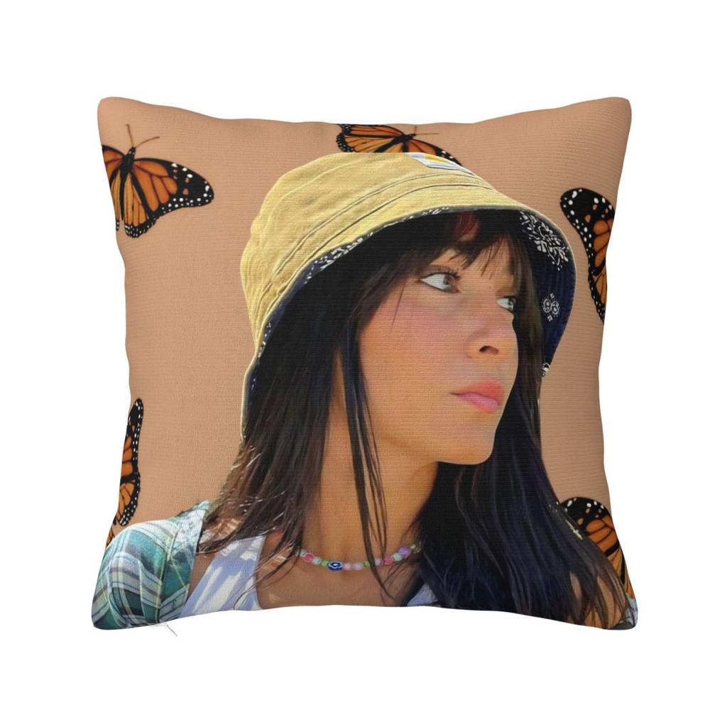 Singer Aitanaed Pillowcase Printed Polyester Cushion Cover Decorative Pillow Case Cover Home Zipper 45*45Cm