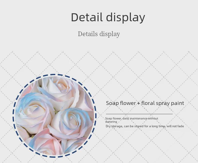 Göttinnentag Crushed Ice Blaue Rosenstrauß für Mütter