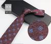 Men'S Tie 8Cm Dress Gentleman'S Suit Shirt Burgundy Wedding Groom Pattern Hand Wear Business Tie