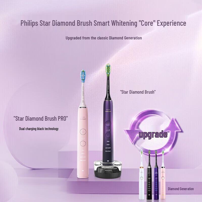 Philips DiamondClean 9 Series Sonic Electric Toothbrush HX9911/69 CN Plug (adapter Included)