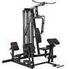 Power Rack Stazione Fitness con Lat Pulldown Barra Butterfly Pesi 65kg Cavo fino a 120kg
