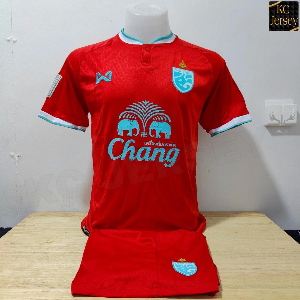 Thajsko FOTBAL NÁRODNÍ TÝM DRES TRIČKO DOMÁCÍ Potisk Mandarínský límeček Unisex Muži Ženy Rychleschnoucí Krátký rukáv Uniforma Logo Slon Sport