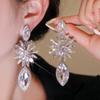 Elegant Tassel Long Earrings: European & American Fashion, High-End Prom & Evening Goddess Style.