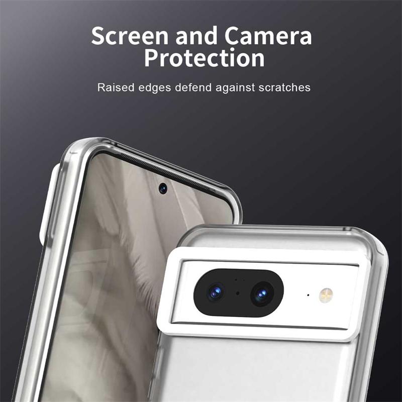For Google Pixel 8 Case Cover Google Pixel 8 Capa Shockproof Back Transparent Frosted Matte Clear Fundas Google Pixel 8 Pixel8