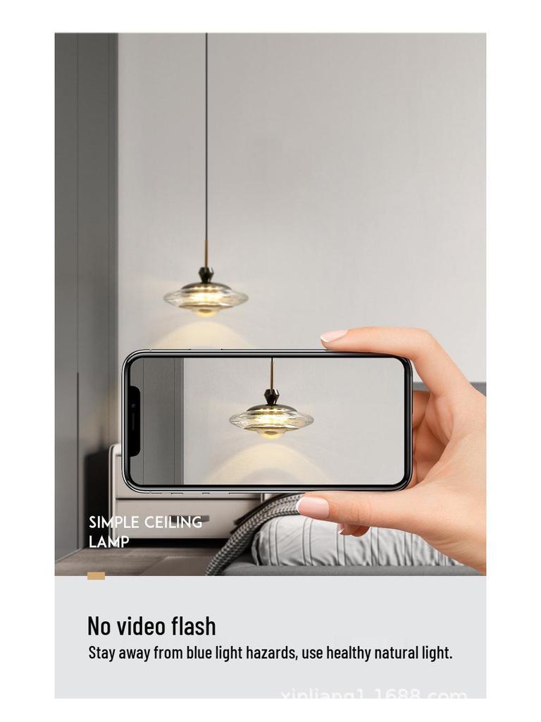 Modern Minimalist Eye-Protecting Pendant Light for Entrances, Restaurants, and Bedrooms
