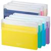 LIHIT LAB A6024-8 Document File Case Congress Case A4 Cube Fizz Blue Opaque