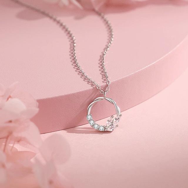 

ANENJERY Lucky Love Heart ожерелье для женщин творческая личность нежный ювелирный аксессуар для девочек