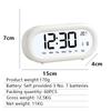 Student Learning Special Alarm Clock Desktop LCD Silent Electronic Clock Alarm Clock Cartoon Dormitory Living Room Smart Children