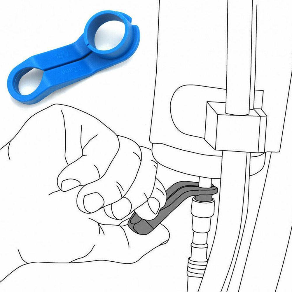 7-teiliges Kraftstoffleitungs-Trennwerkzeug-Set Ölrohr-Demontagewerkzeug 1/4", 5/16", 3/8", 1/2", 5/8", 3/4" und 7/8" Auto-Reparatur-Kit Set