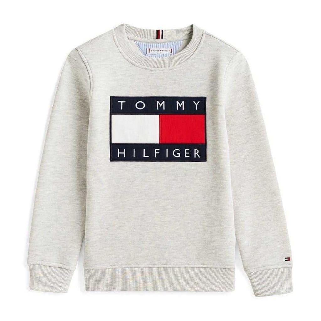 Tommy Hilfiger Childrens/Kids Heritage Embroidered Crew Neck Sweatshirt