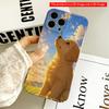 Golden Puppy with Butterfly In Sunset Sky All Inclusive Film Hard Phone Case, Compatible with iPhone 18 Pro Max 17 16 15 14 13 12 11
