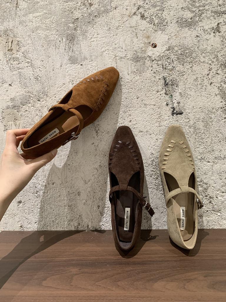 Inner Height Increase Retro Temperament Single Shoes Women's Shoes Spring and Autumn 2025 New Models with Skirt Design Mary Jane Shoes