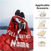 Practice Martial Arts Customize Your Name Blanket Warm Comfortable Soft Blanket For Chair Office Sofa Bed Sofa Office Camping Suitable For Gifting