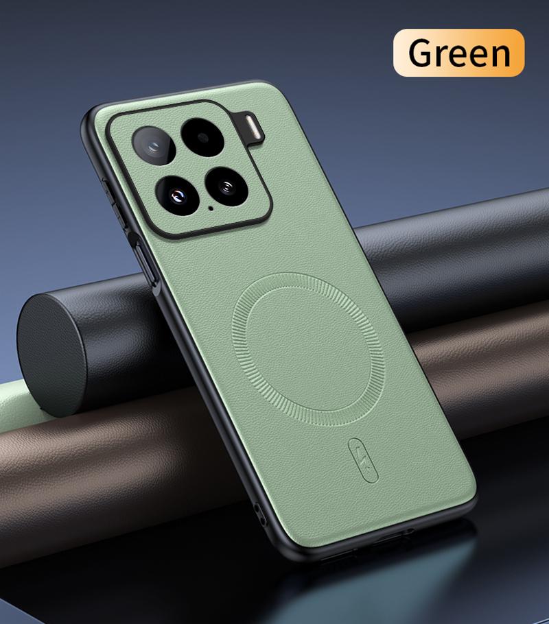 For Xiaomi 15 Case Magnetic Leather Shield Cover For Xiaomi 15 High Quality Anti-Fingerprint Non-Slip PC+TPU