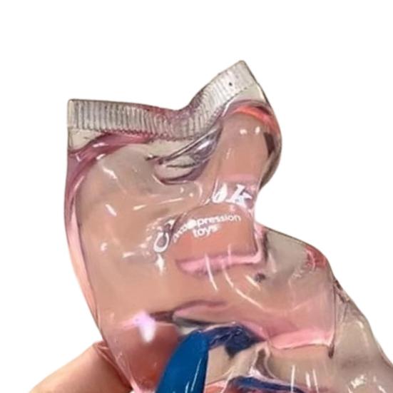 Facial Cleanser Stress Relief Toy with Glitter Slow Rising Face Wash Squeeze Toy