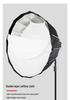 90CM Deep Parabolic Bowens Mount Softbox with Grid - Quick Install