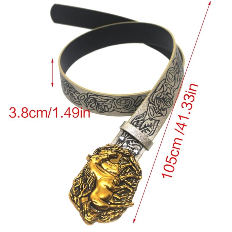 Girls Punk Waist Belt for Banquet Idol Costume Embossed Belt Waist Body Jewelry for Party/Club for Jeans Pants