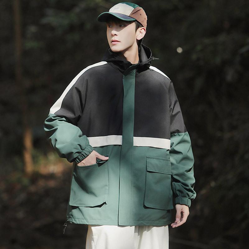 

Мужские пальто весна и осень новые модные брендовые универсальные осенне-зимние штурмовые куртки мужские 4XL