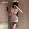 Manyan Sexy Nurse Uniform Lingerie - Soft Cute One-Piece Suspender Suit