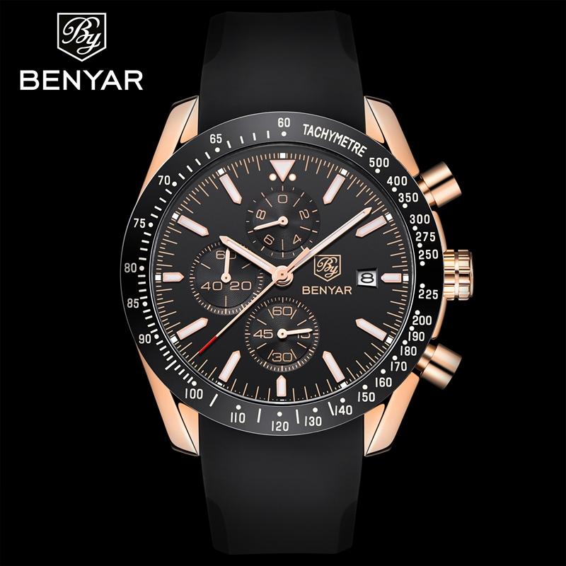 BENYAR Explosive Quartz Waterproof Watches Top Brand  Movement  Men Quartz  Watches  Luxury Clock Casual Men Sport Watch