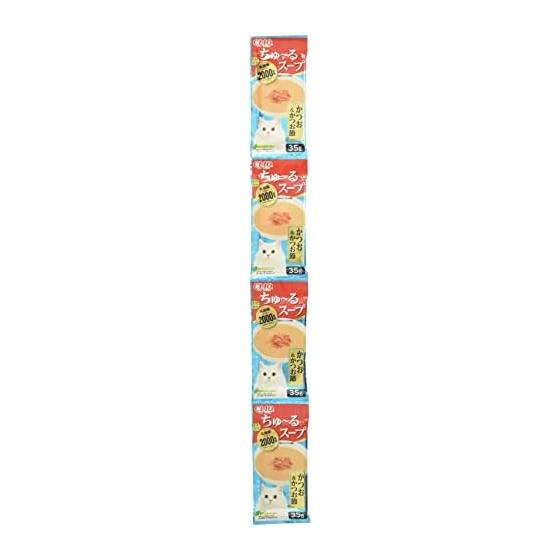 CIAO Churu Soup Bonito & Bonito flakes 35g x 4 bags Set of 6
