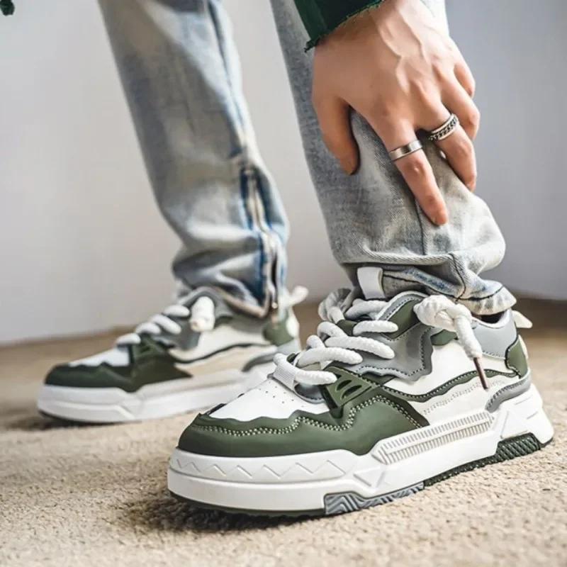 Fashion Men Sneaker 2025 Fashion Casual Shoes Platform Breathable Sports Running Shoes Trend Street Shoes