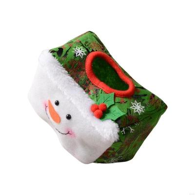 Christmas Themed Tissue Holder Skin Friendly For Kids Festival Home Decoration HX6C