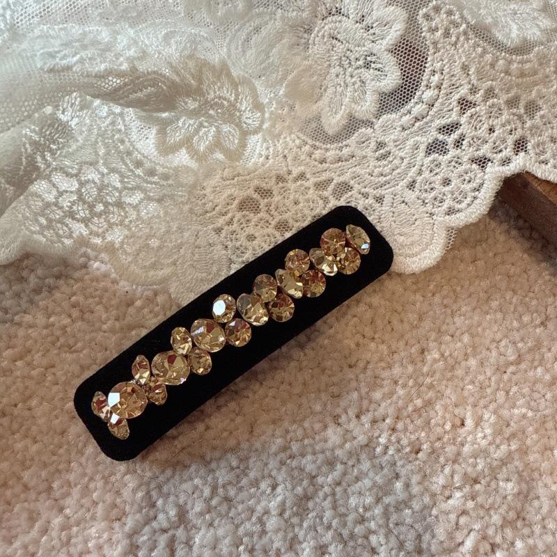 Fermaglio per capelli BB incrostato di cristalli, Fermaglio per capelli di alta gamma e affascinante con strass, Fermaglio per capelli monopezzo dal design di nicchia