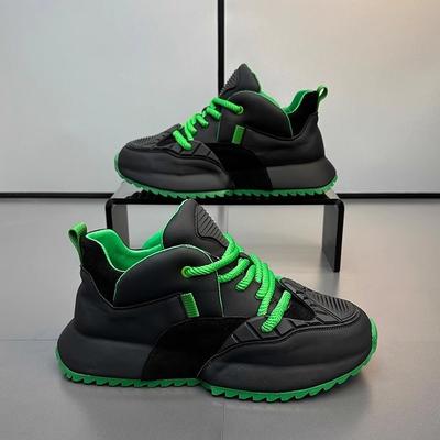 Summer Fashion and Versatile Bag Sole Breathable Daily Casual and Odorless Sports Shoes Thick Sole Height-enhancing Wear-resistant Dad Shoes